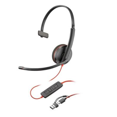 Headset HP-Poly Blackwire 3210 USB-C