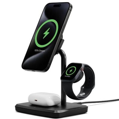 Ladegerät Cygnett QI2 3IN1 kabellos schwarz
