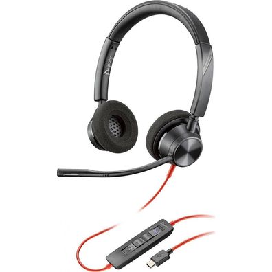 Headset Poly Blackwire 3320 mit USB-Kabel