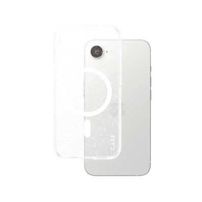 Schutzhélle PanzerGlass Transparent mit Glitzereffekt MagSafe 16e