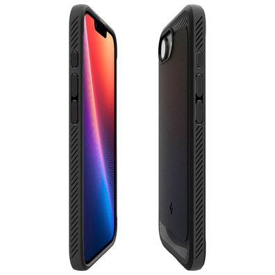 Schutzhélle Spigen Rugged Armor MagSafe TPU schwarz