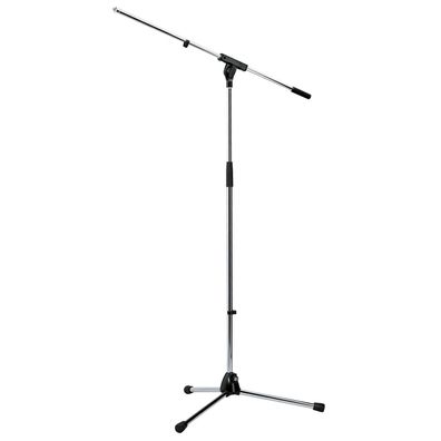 Mikrofonständer konig-meyer Chrom, höhenverstellbar