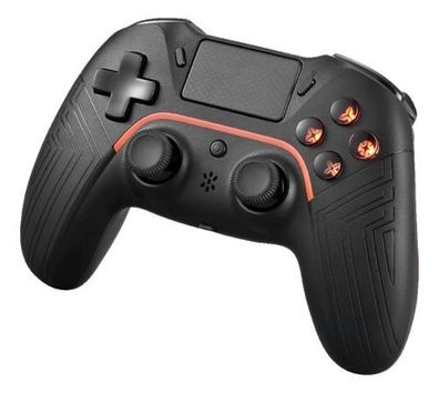 Kabelloser Controller Deltaco fér PlayStation 4, Schwarz