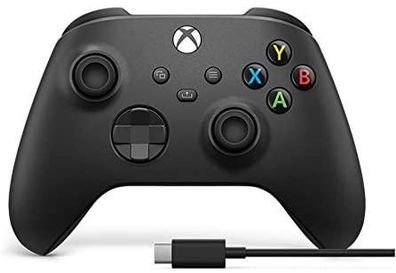 Xbox Controller Microsoft kabellos schwarz