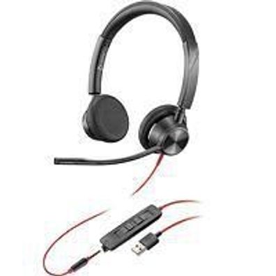 Headset Poly Blackwire 3320 USB fér Béro