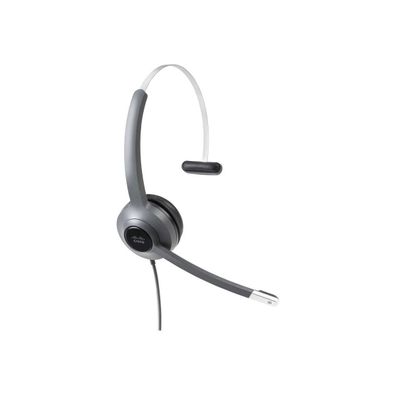 Headset Cisco mit Kabel, USB-A Adapter, schwarz-grau