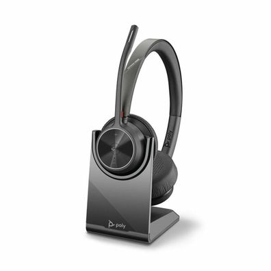 Headset Poly Voyager 4320 UC kabellos, Schwarz