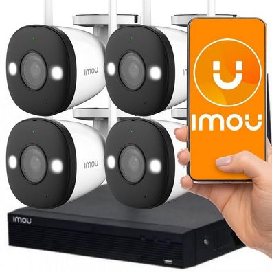 ßberwachungskit IMOU mit 4 Full HD Kameras