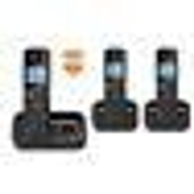 Schnurlostelefon Alcatel F860 Voice Trio schwarz