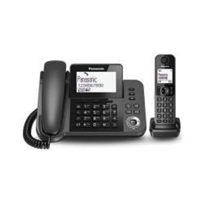 Telefon Panasonic KX-TGF320E schnurlos, schwarz