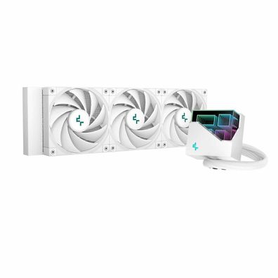 Fléssigkeitskéhler DeepCool LT720 WH Weiß 360 mm Radiator