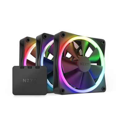PC-Gehäuseléfter NZXT F120 RGB 120 mm, schwarz