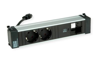 Steckdosenleiste Bachmann POWER FRAME M mit USB-C 30W