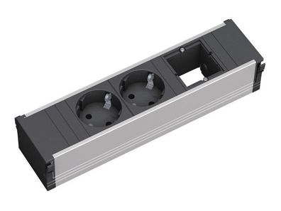 Steckdosenleiste Bachmann CONI Aluminium, kompakt und modern