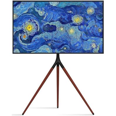 TV-Halterung Techly aus Massivholz, 45-65 Zoll, 35 kg Tragkraft