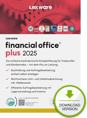 Buchhaltungssoftware Lexware Financial Office Plus 2025