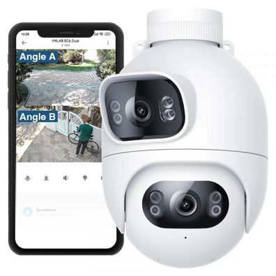 ßberwachungskamera imilab EC6 Dual mit 2K Auflösung