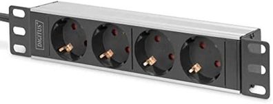 Steckdosenleiste Digitus Multiprise PRO 4-fach, schwarz