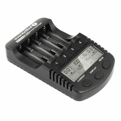 Ladegerät everActive NC-1000 Plus fér 4 Batterien