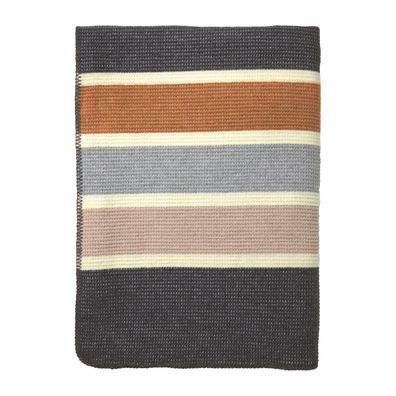 Oh Cosy Wohndecke Suerte - 150 x 200 cm - Braun-Anthrazit