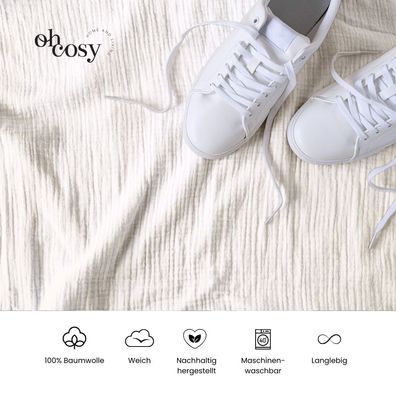 Oh Cosy Bettwäscheset Sally - Musselin - 2-teilig