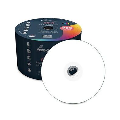 CD-R MediaRange 700 MB Pack mit 50 beschreibbaren Discs