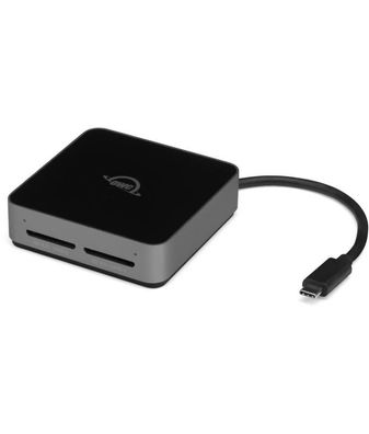 Speicherkartenleser OWC Atlas Dual USB 3.2 Gen 2 Typ-C schwarz