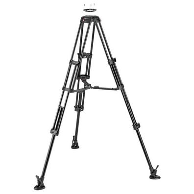 Videostativ Manfrotto Aluminium 153 cm schwarz