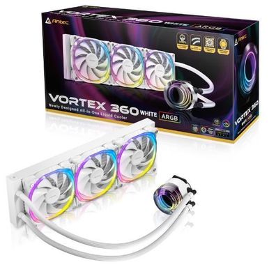 Kéhlsystem Antec Vortex 360 Weiß