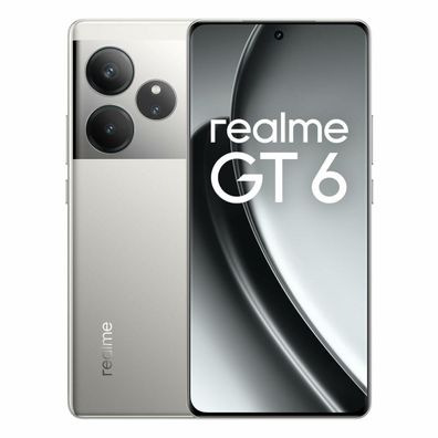Smartphone realme Realme GT 6, 256 Go, 8 Go RAM, Silber