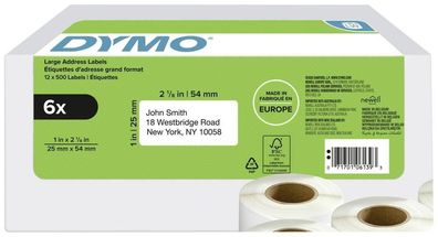 Etiketten Dymo Weiß 2177564