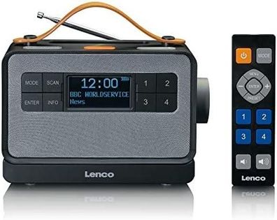 DAB+/FM-Radio Lenco PDR-065BK mit Bluetooth