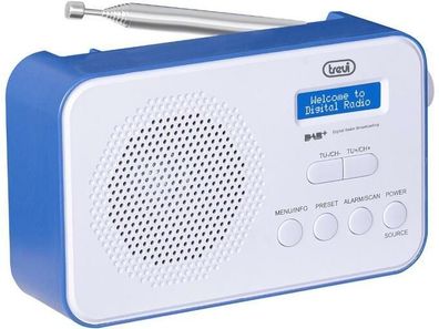 Tragbares Radio Trevi DAB 7F92 R blau-weiß