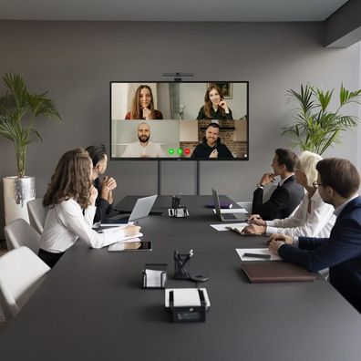 TV-Wagen Maclean fér 37-70 Zoll Bildschirme, schwarz