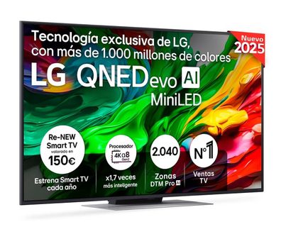 Fernseher LG QNED evo AI 55QNED87 55 Zoll 4K UHD
