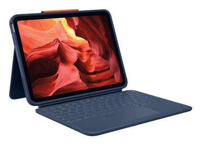Tablet-Zubehör Logitech Rugged Combo 4 Touch Blau