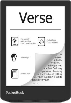 E-Book-Reader Poc PocketBook Verse 6 Zoll E-Ink