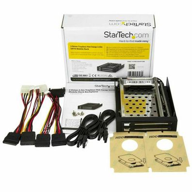 Rack mobile Startech fér 2,5" SATA Festplatten, schwarz