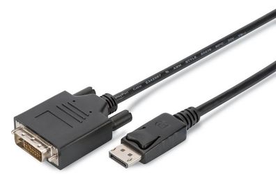 DisplayPort-auf-DVI Kabel Digitus 2 Meter, 1080p, Pack mit 10