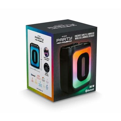 Bluetooth-Lautsprecher Bigben 30 Watt mit LED-Effekten