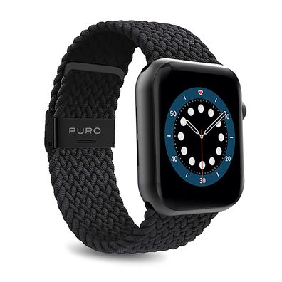 Armband TechProtect Loop Nylon fér Apple Watch schwarz