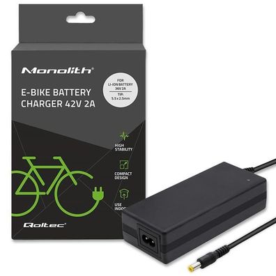 Ladegerät Qoltec 50761 fér 36V und 42V E-Bike Akkus