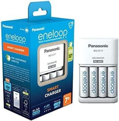 Ladegerät Panasonic Eneloop BQ-CC17 Weiß