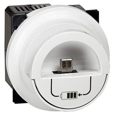 USB Ladegerät Legrand Cliane Doppel Weiß