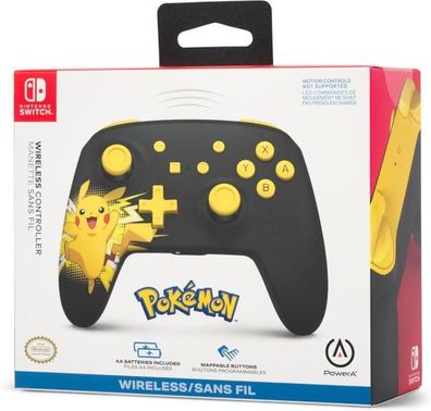 Gamecontroller PowerA Gelb inspiriert von Pikachu