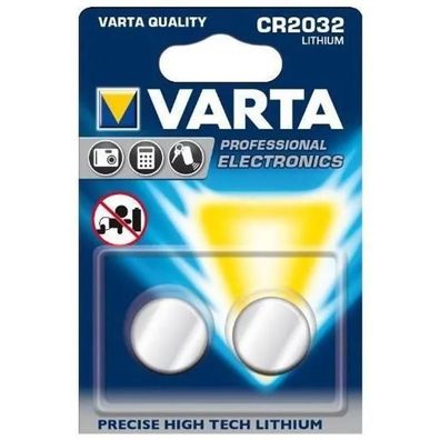 Knopfzellen Batterie Varta CR2032 3V Lithium
