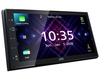 Autoradio JVC KW-M565DBT mit 6,8-Zoll Touchscreen