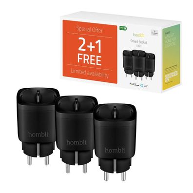Intelligente Steckdose Avanca International BV Schwarz EU 2 + 1