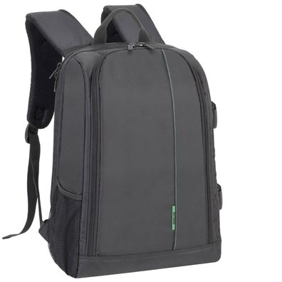 Fotografierucksack Rivacase Eleganter schwarzer Rucksack