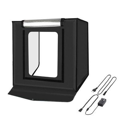 Beleuchtungszelt Puluz LED 5500K, Silber, 40x40x40 cm